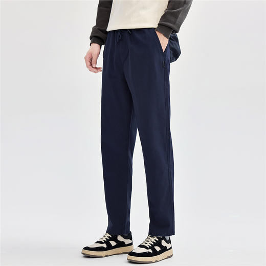 佐丹奴男装春秋款纯棉织标松紧腰梭织长裤13114174 商品图0
