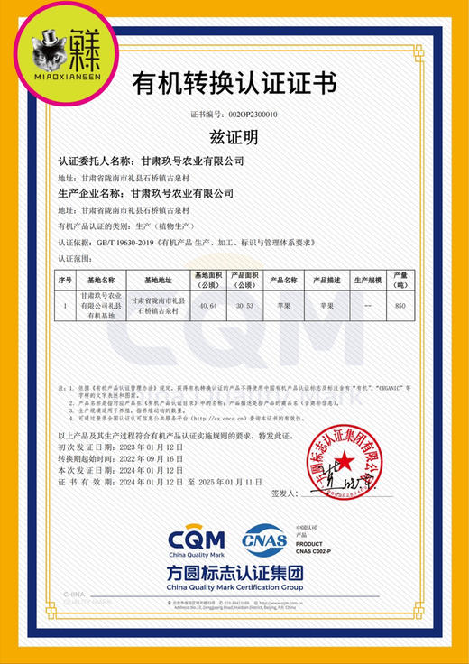 喵菓基地～甘肃天水黑钻苹果（礼盒5-6斤装12枚）全国包邮 商品图12