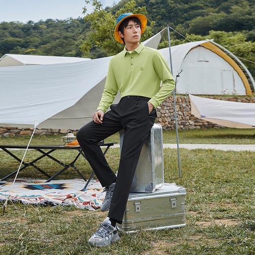 【高弹】柒牌锦氨弹力休闲裤男2024秋冬新款时尚百搭男士直筒长裤	127H71140 商品图3