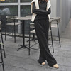 【顺丰包邮】34756 洛诗琳秋冬松弛感抓绒宽松廓形直筒休闲裤4309 商品缩略图1