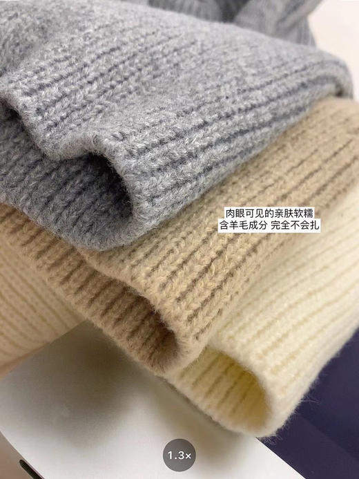 ins巴拉克拉法帽 冬季保暖帽子围巾一体💕 商品图4