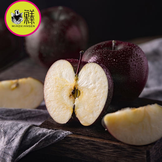 喵菓基地～甘肃天水黑钻苹果（礼盒5-6斤装12枚）全国包邮 商品图7