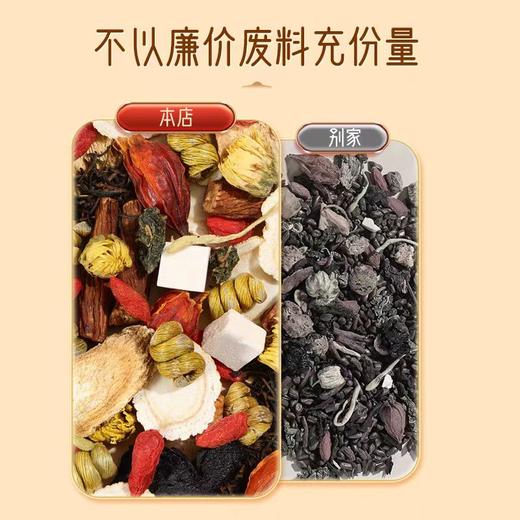 北京同仁堂内廷上用菊花枸杞金银花茶 20包独立小包礼盒装送长辈父母家长200g/盒 商品图3