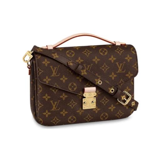 LOUIS VUITTON Pochette Metis 经典复古便携通勤 涂层帆布拼牛皮饰边 腋下包邮差包单肩斜挎手提包 女款 棕色 商品图0