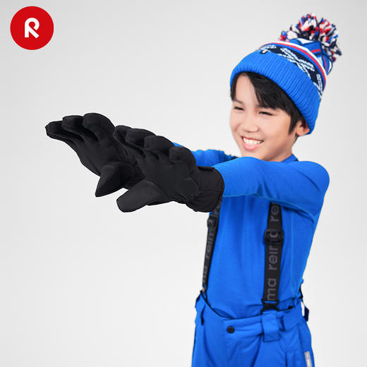 芬兰reima2024冬季新款男女儿童大童拒水防风保暖分指棉手套 商品图2
