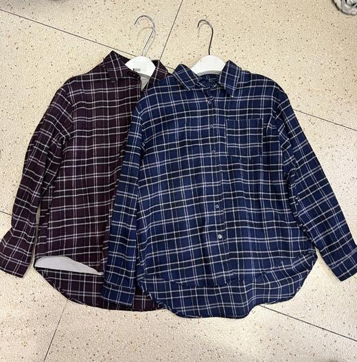 【门店同款】ENJOY冬季复古格纹衬衫 159796047 商品图0