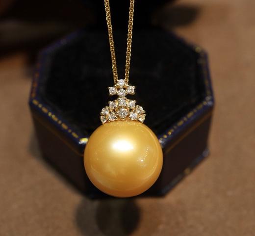 南洋金珍珠吊坠 15.7mm 商品图0