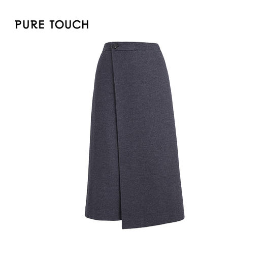 pure touch女士绵羊毛简约设计感半裙1350244414 商品图4