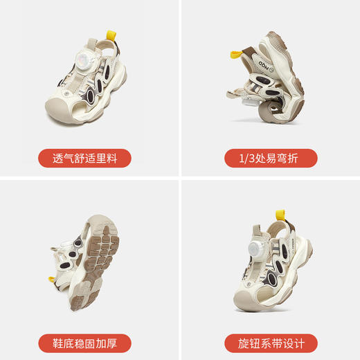 【ZY马骑顿】马骑顿夏季凉鞋防滑软底男女童运动凉鞋休闲沙滩鞋 商品图4