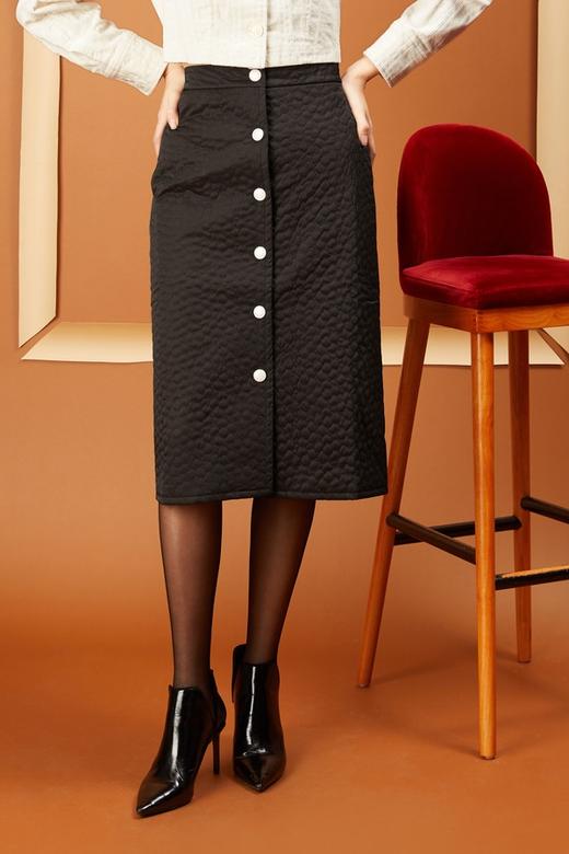 amadella 修身黑色半裙 10923 商品图0