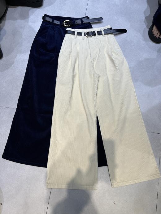 【门店同款】ENJOY冬季C-韩系复古条绒时装裤 159794404 商品图0