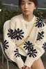 LNNNS 法式短款雏菊图案针织上衣 17602 商品缩略图1