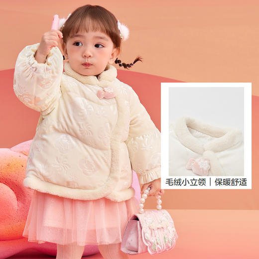 巴拉巴拉童装宝宝羽绒服婴儿衣服儿童外套2025新款春装新年拜年服 商品图3