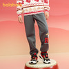 巴拉巴拉童装男童裤子儿童长裤2025新款春装拜年服束脚宝宝卫裤潮 商品缩略图2