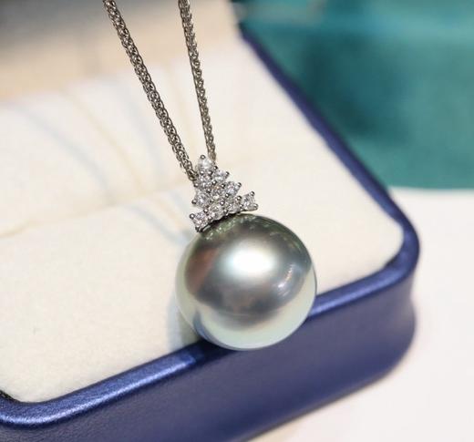 大溪地铂金灰吊坠 14.1mm 商品图1