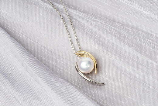 「眼」Akoya珍珠14k项链 商品图0