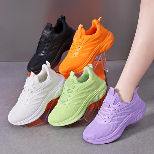 男女同款轻弹软底透气跳操广场舞休闲鞋 商品图0