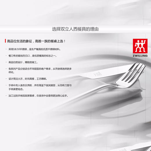 双立人NOVA 西餐具4件套07141-400-9 商品图4