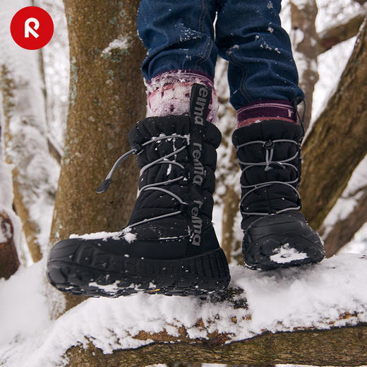 芬兰reima2024冬季新款男女儿童大童拒水防滑抓绒保暖雪地靴 商品图2