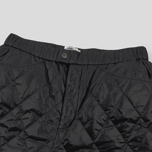 GOODBAI 916 膝盖打褶格纹填充阔腿收腰裤 商品图3