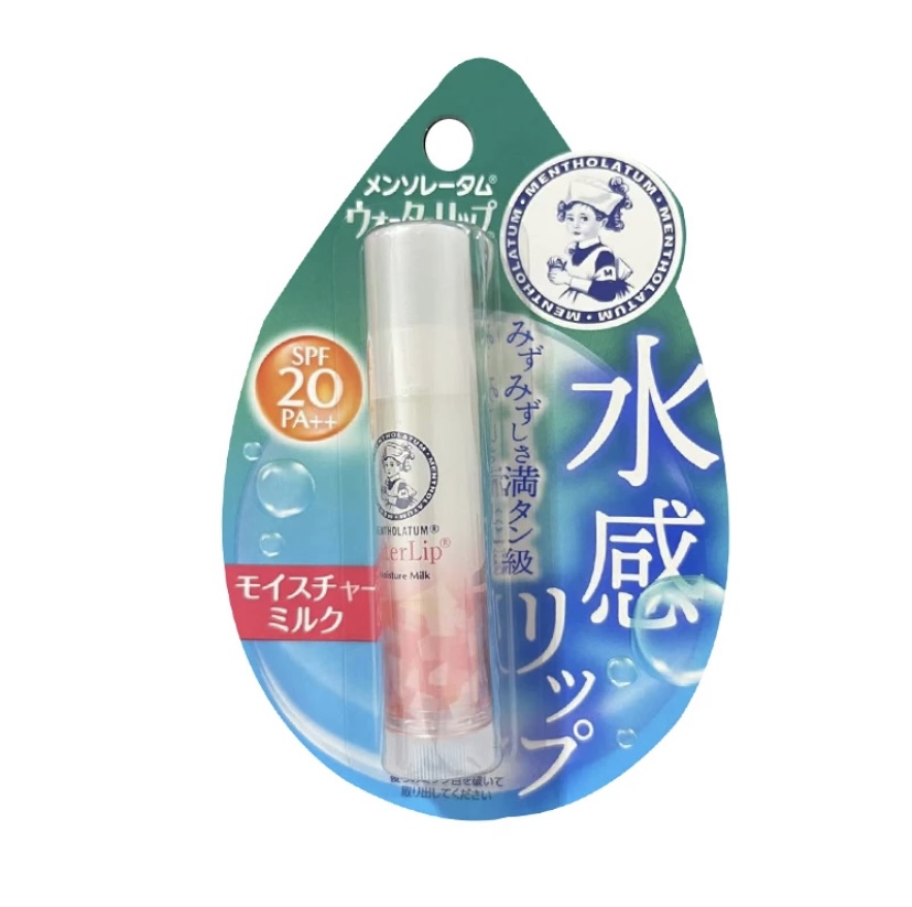 日本曼秀雷敦水润保湿润唇膏SPF20（无色牛奶香）