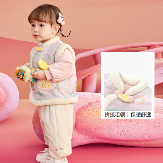 巴拉巴拉童装儿童衣服宝宝套装婴儿周岁礼服2025新款新年季拜年服 商品图3