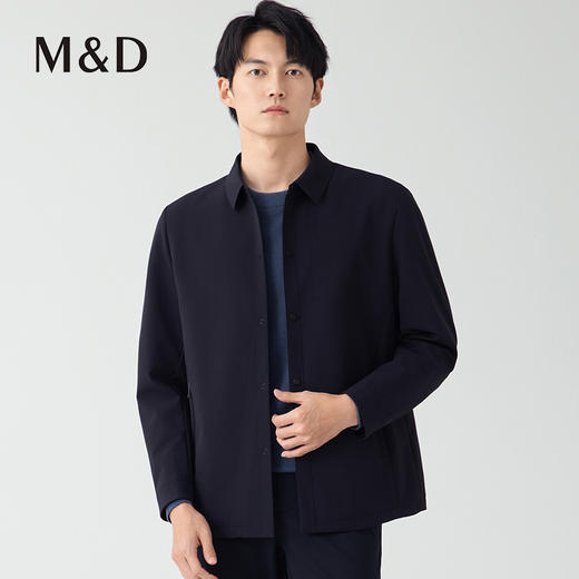 【名盾】秋冬新款翻领夹克，高弹耐磨，抗皱耐穿M0CL91X80B 商品图2