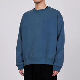 marka CREW NECK 长绒棉宽松复古圆领卫衣