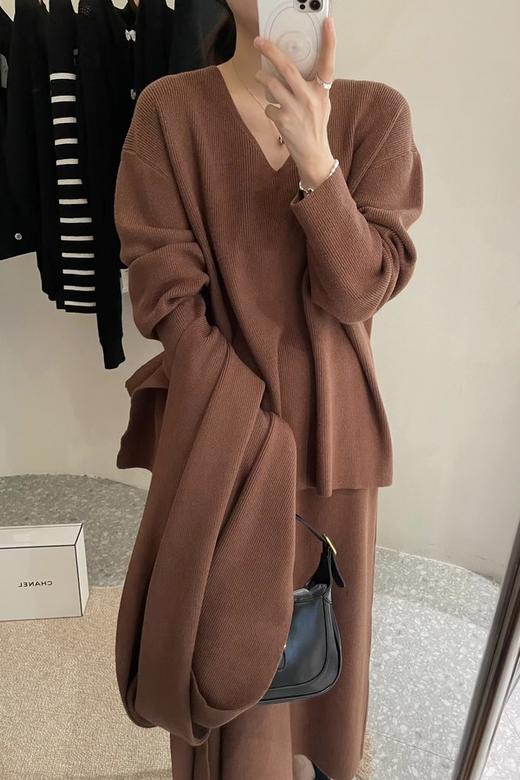 Le Malene 氛围感上衣半裙针织两件套套装 17559 商品图3