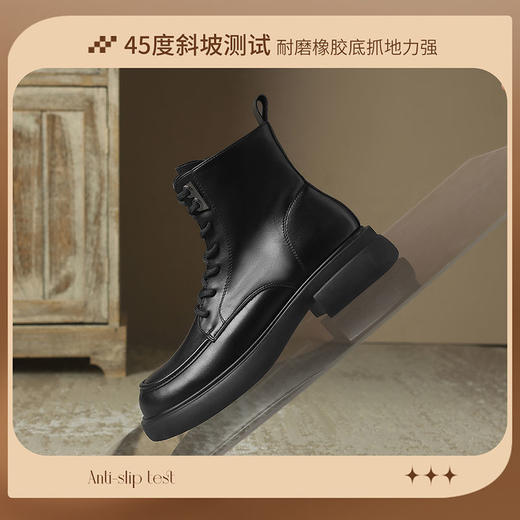 ZHR则则时尚甜酷经典马丁靴短靴2024新款冬季加绒百搭靴子女鞋潮 商品图6