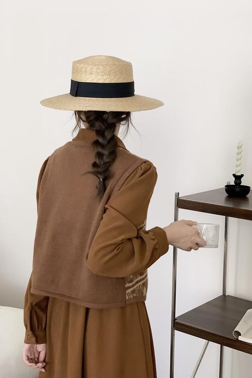 L.Fleuri 复古时髦马甲连衣裙套装 17539 商品图6