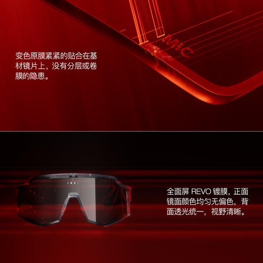 GRC桀骜无尽新款AllSIGHT变色骑行公路自行车防风护目镜骑行眼镜 商品图1