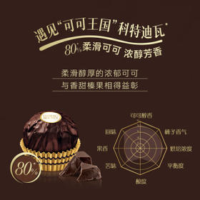 费列罗 黑巧克力礼盒 24粒300g 休闲零食 伴手礼 糖果 生日礼物