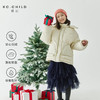 棵初冬季新款儿童插肩连帽羽绒服不规则口袋防泼水面包服 商品缩略图0