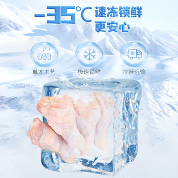 上鲜鸡翅根 2斤 生鲜冷冻鸡肉烤鸡翅鸡肉 低脂早餐鸡翅根 商品图2