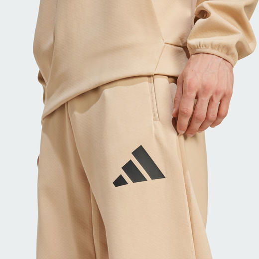 ADIDAS 阿迪达斯ZNE TRACKSUIT BOTTOMS 「真治愈」黑标制服亲肤柔软轻薄保暖束脚裤JE7539 商品图4
