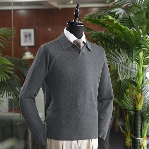 24新款秋冬男士山羊绒/羊毛/桑蚕丝混纺 针织毛衣 多款多色可选 商品图3