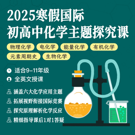 2025年寒假 国际初高中化学主题探究课（全英文授课）