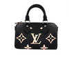 LOUIS VUITTON Speedy Nano 印花Logo可调节可拆卸肩带 牛皮 手提单肩斜挎包 迷你  女款 黑色 商品缩略图0