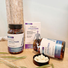 【吃出童颜 K老助推器 细胞能量 膳食补充】细包线粒体尿石素A 60粒 N-Medical 捷克