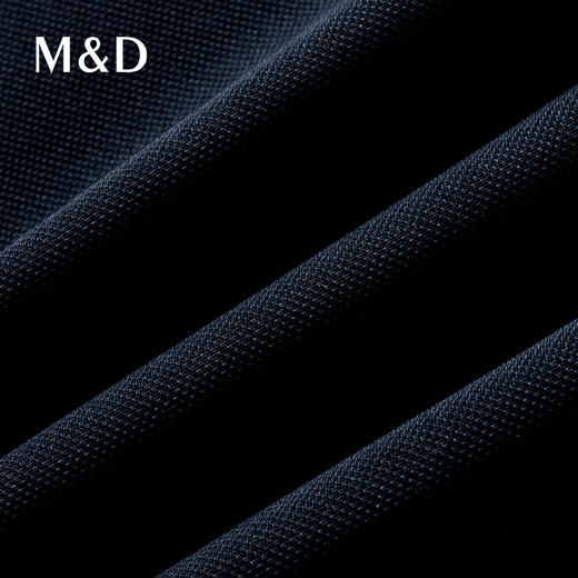 【名盾】桑蚕丝长袖Polo衫，透气舒适，平整有型M0CL11X97A 商品图4