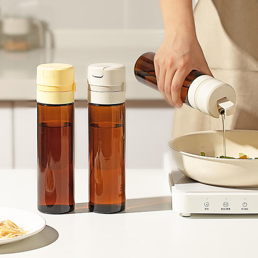 摩登主妇密封防漏玻璃油壶厨房家用不挂油防漏油罐酱油醋调料油瓶 商品图0