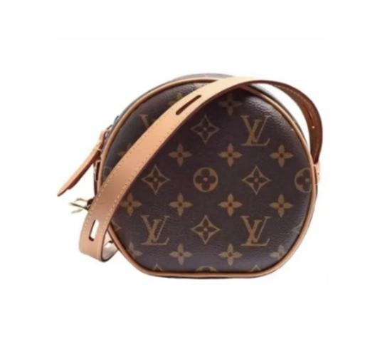 LOUIS VUITTON Boite Chapeau Souple系列PM 经典老花满印拉链开合 涂层帆布拼牛皮 单肩斜挎包 小号 女款棕色 商品图0