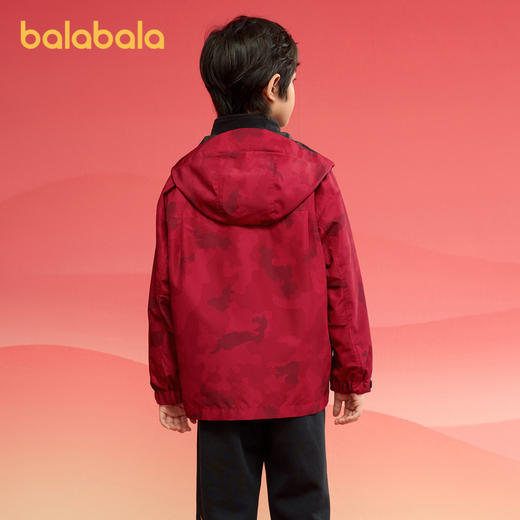 【品牌优选】巴拉巴拉童装儿童外套男童棉服2025年新款春上衣防水两件套拜年服 商品图2