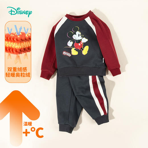 【迪士尼Disneybaby正品新品套装】男女童秋冬长袖套装ZD3DT039 商品图2