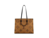 LOUIS VUITTON ONTHEGO GM#黑色肩带#经典老花满印 涂层帆布 托特包Tote包购物袋单肩手提包 大号 女款 棕色/焦糖色 黑色肩带 商品缩略图0