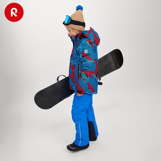 芬兰reima2024年秋冬新款男女儿童大童防风拒水透湿耐磨儿童棉裤 商品图3