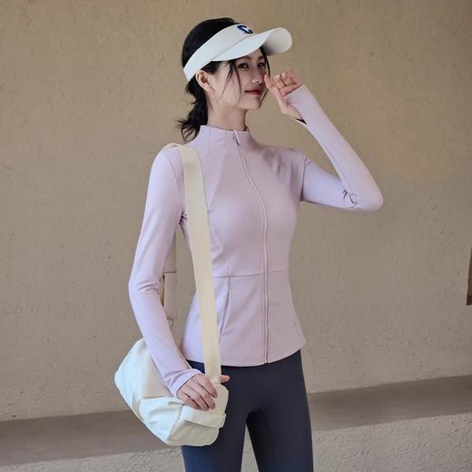 跃牌【周游世界系列】2024新款秋冬加绒拉链运动修身长袖运动服外套TP0802 商品图3