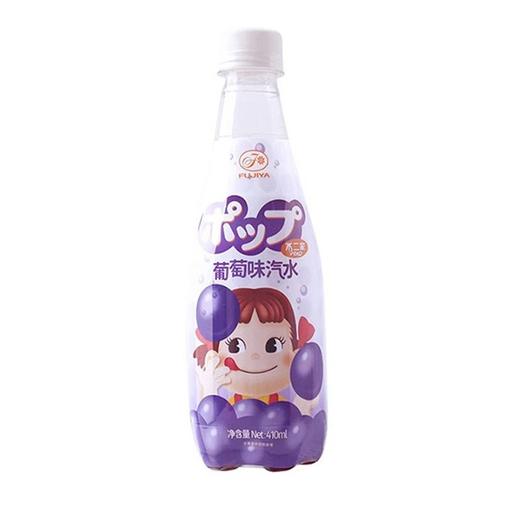 不二家FUJIYA 葡萄味汽水 410ml/瓶 商品图0