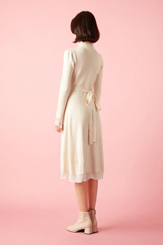 Le Malene 米色针织修身连衣裙 10809 商品图2